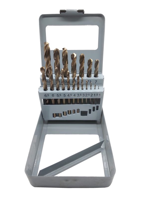 M35 COBALT TWIST DRILL BIT SET [STEEL BOX] – JTH HARDWARE SDN BHD