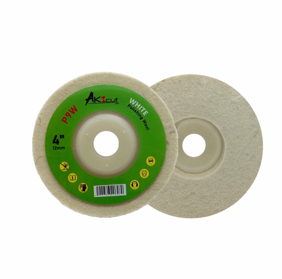 P9W 4" NYLON POLISHING WOOL (WHITE) (12MM)